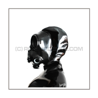 Deluxe gasmask-zipper-hood HR-OM with panoramic-view - model OM90-CM7M